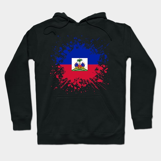 Haiti Flag Country Haitian Family Heritage Haiti Hoodie by Boneworkshop